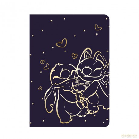Zeszyt A5 60 k. linia Disney Gold Stitch wzór 1