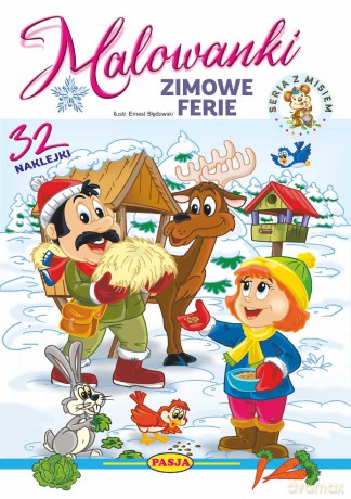 Zimowe ferie. Malowanki - Włodzimierz Kruszewski,Ernest Błędowski [KSIĄŻKA]