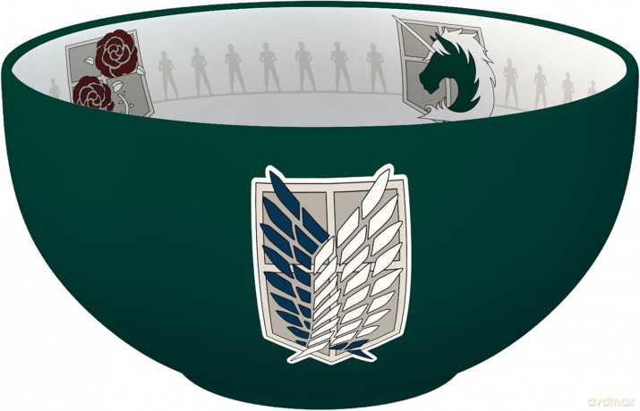 ATTACK ON TITAN - Miska - 600 ml - Emblemes S3