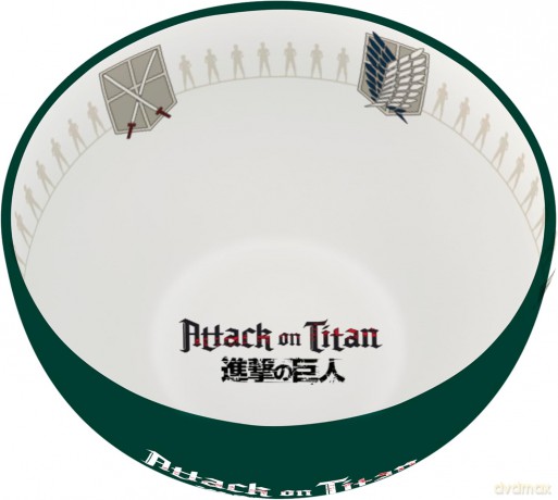 ATTACK ON TITAN - Miska - 600 ml - Emblemes S3