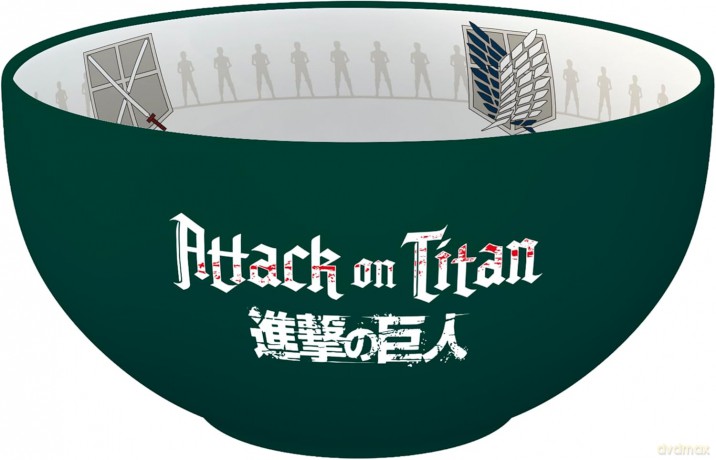 ATTACK ON TITAN - Miska - 600 ml - Emblemes S3