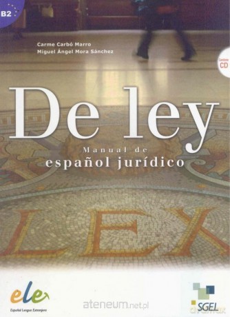 De Ley B2+CD Curso de espanol juridico [KSIĄŻKA]