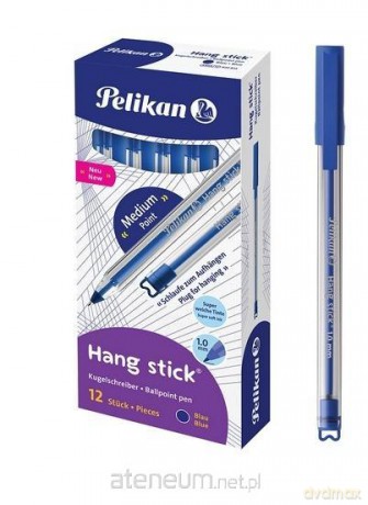 Długopis Hang Stick niebieski (12szt)