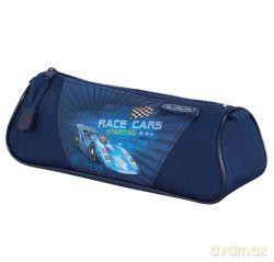 Piórnik Kosmetyczka Trójkątna Flexi Race Cars [SZKOŁA]