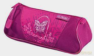Piórnik Kosmetyczka Trójkątna Flexi Rose Butterfly [SZKOŁA]
