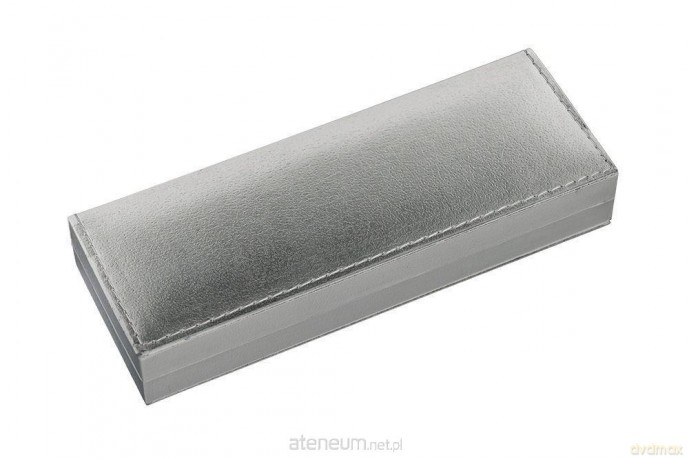 Etui z flokowaną wyściółką srebrne