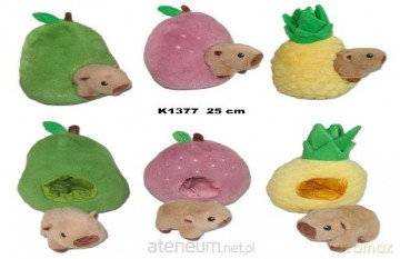 Kapibara z owocowym domkiem 25cm MIX
