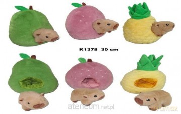 Kapibara z owocowym domkiem 30cm MIX