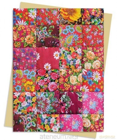 Karnet B6 Floral Patchwork Quilt