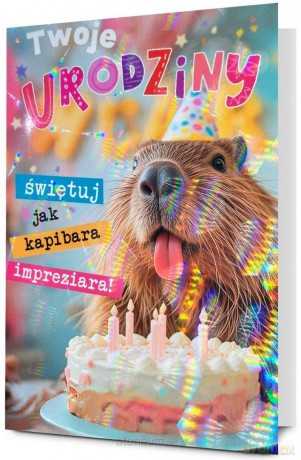 Karnet B6 Urodziny
