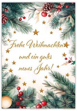 Karnet Boże Narodzenie Deutsch