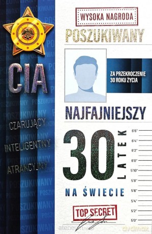 Karnet Urodziny 30 męskie poszukiwany
