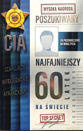 Karnet Urodziny 60 męskie poszukiwany