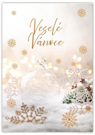 Karnet Wesołych Świąt - Vesele Vanoce Cestina