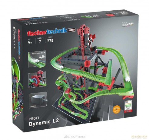 Klocki konstr. - Długi tor kulkowy Dynamic L2 [KLOCKI]