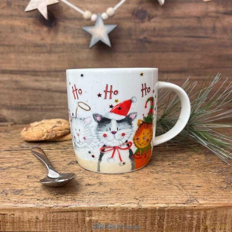 Kubek XM01 Świąteczne koty Ho ho ho! Święta