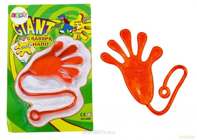 Lepka rączka elastyczna glut slime pomarańczowa
