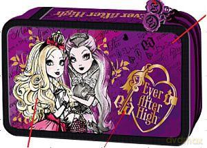 Piórnik Podwójny Z Wyposażeniem Ever After High [SZKOŁA]