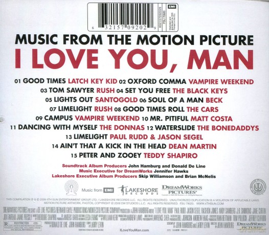 I Love You Man [CD]