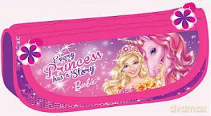 Piórnik Saszetka Dwukomorowa Barbie [SZKOŁA]