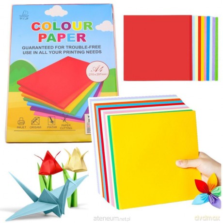 Papier kolorowy ozdobny A4
