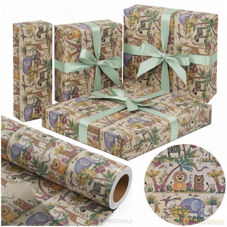 Papier kraftowy Kraftowe Safari X-Strong 38cmx20m