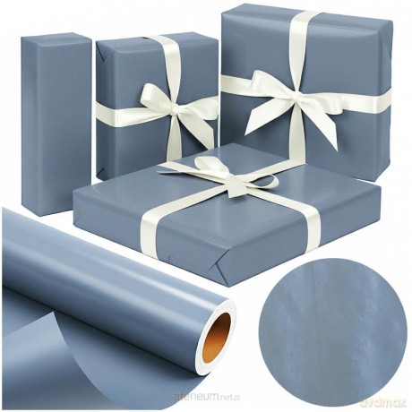 Papier metalik Błękitne Srebro X-Strong 38cmx20m