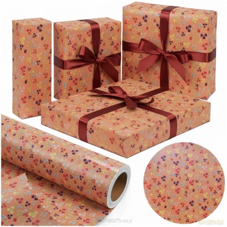 Papier ozdobny Kwiatowa Radość X-Strong 57cmx25m