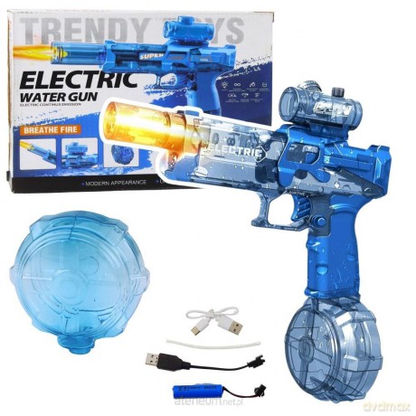 Pistolet elektyrczny na wodę akumulator światła