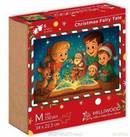Puzzle drewniane 150 Świateczna Baśń