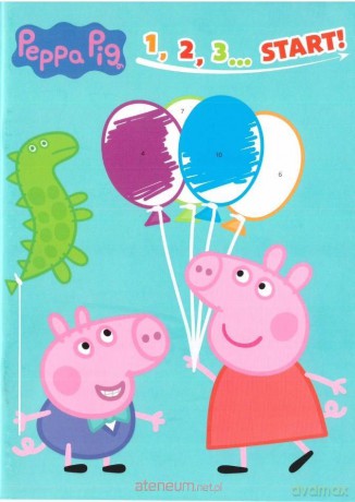 Świnka Peppa 1, 2, 3... start! [KSIĄŻKA]