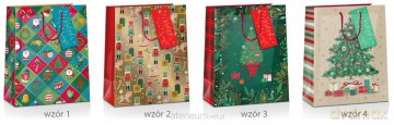 Torba prezentowa Boże Narodzenie 33x10x45cm MIX