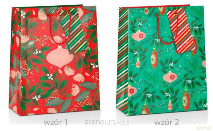 Torba prezentowa Boże Narodzenie 33x10x45cm MIX