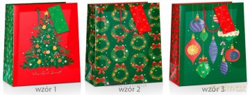 Torba prezentowa Boże Narodzenie 33x10x45cm MIX