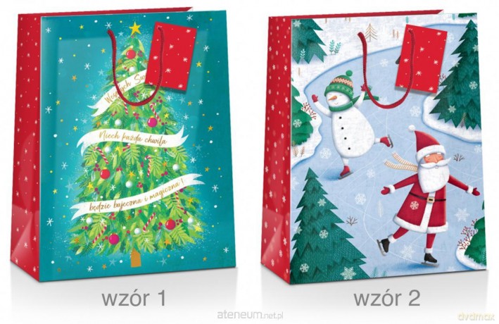 Torba prezentowa Boże Narodzenie 33x10x45cm MIX