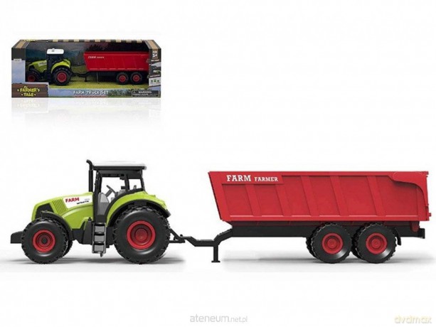 Traktor z przyczepą 1:36 światło dźwięk