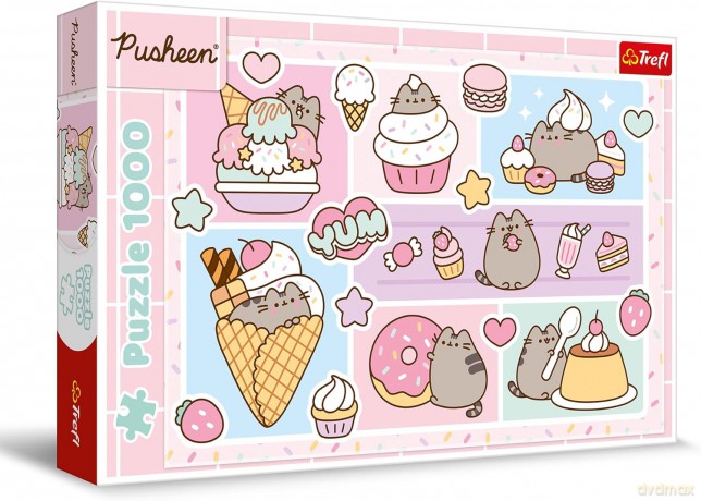 TREFL 1000 el. Słodki Pusheen [PUZZLE]