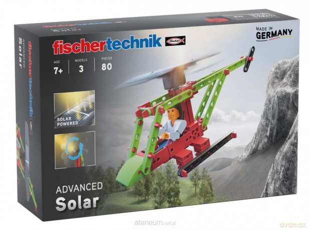 Zestaw edukacyjny - Solar - model z panelem [KLOCKI]