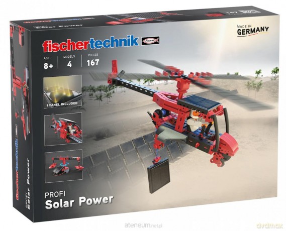Zestaw edukacyjny - Solar Power - modele z panelem [KLOCKI]