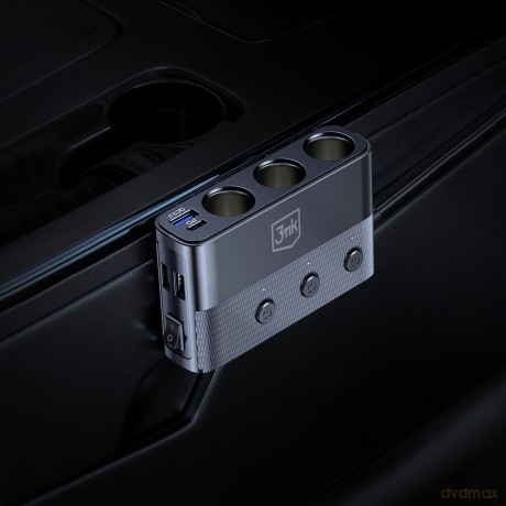 3mk Car Power Splitter PD 120W