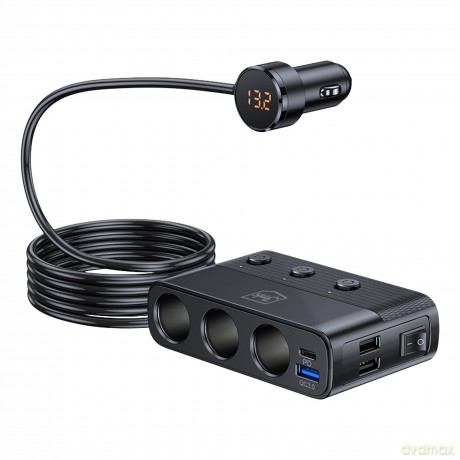 3mk Car Power Splitter PD 120W