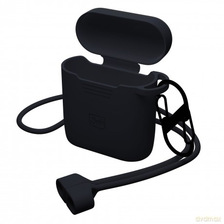 Apple AirPods 4 - 3mk Silicone AirPods Case Black