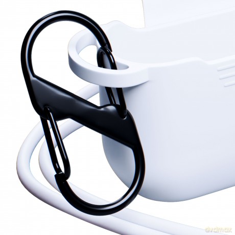 Apple AirPods 4 - 3mk Silicone AirPods Case White