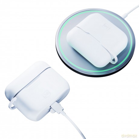 Apple AirPods Pro 3 - 3mk Silicone AirPods Case White