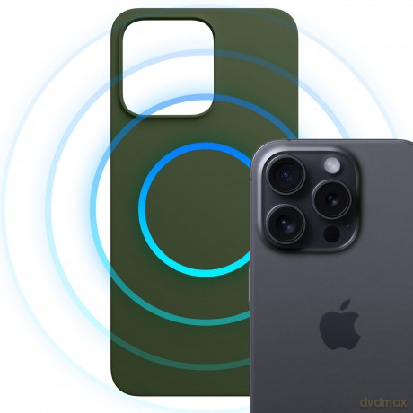 Apple iPhone 13 Pro Max - 3mk Hardy MagSilicone Alpine Green