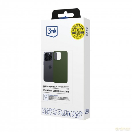 Apple iPhone 13 Pro Max - 3mk Hardy MagSilicone Alpine Green