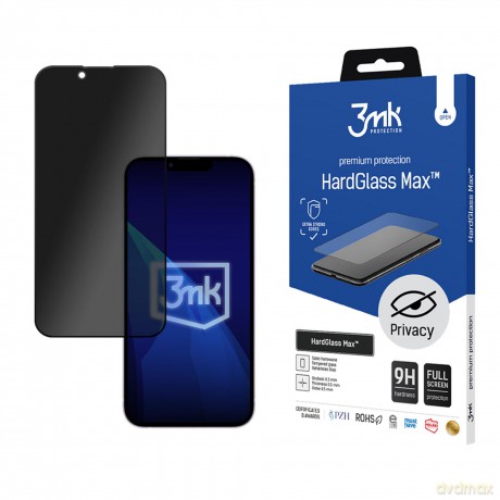 Apple iPhone 16E - 3mk HardGlass Max Privacy Black