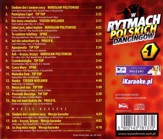 W rytmach Polskich Dancingów vol. 1 [CD]