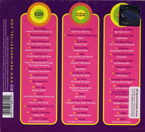 Various Artists : Rewind The 80s Album (digipack) [3CD]