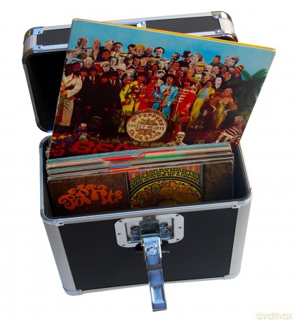 Noir: 12 Inch Record Flight Case For 25 Lps - Black - Rock On Wall [CD]